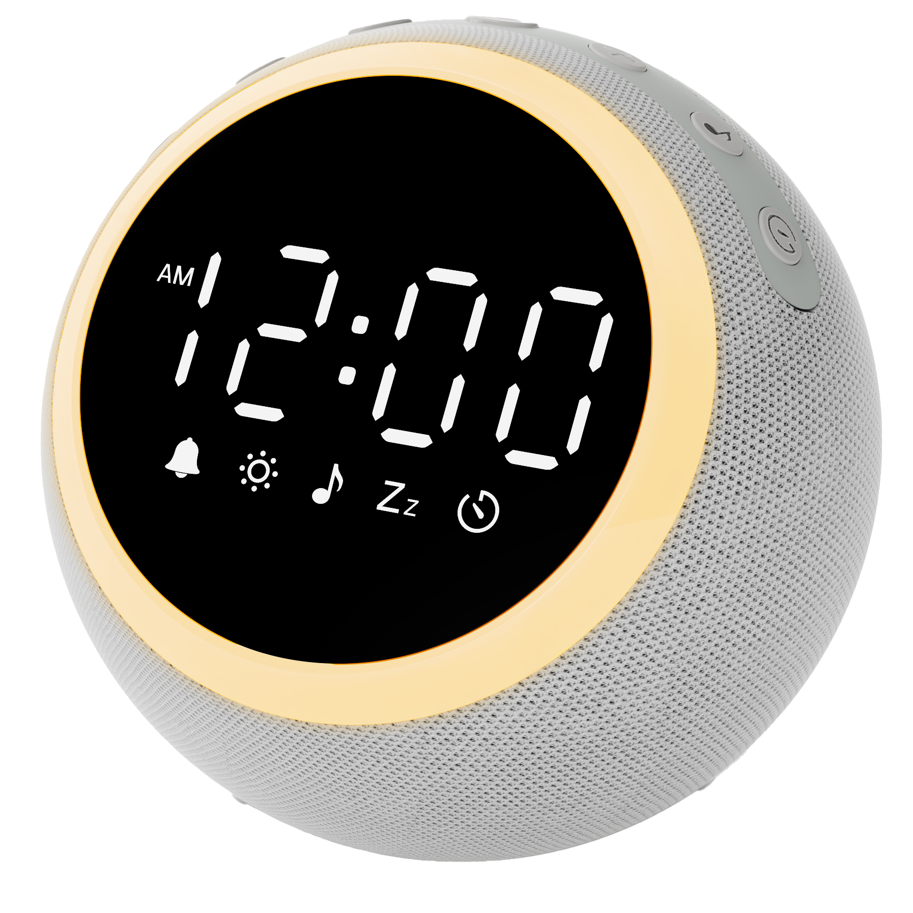 SM-01 Fabric White Noise Alarm Clock with Night Light